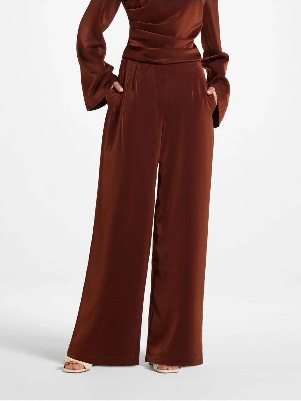 Veiled Drape Pants - L